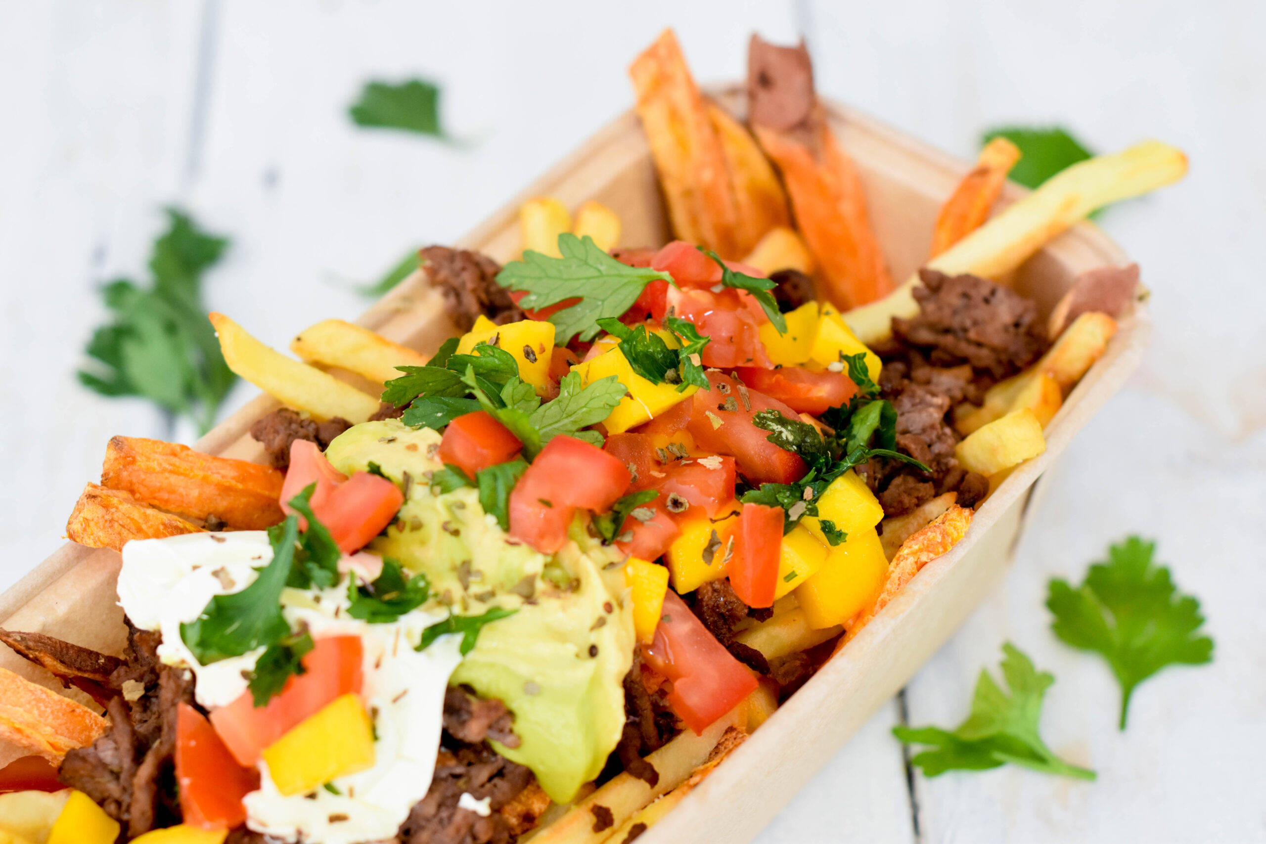 loaded fries mexicaans