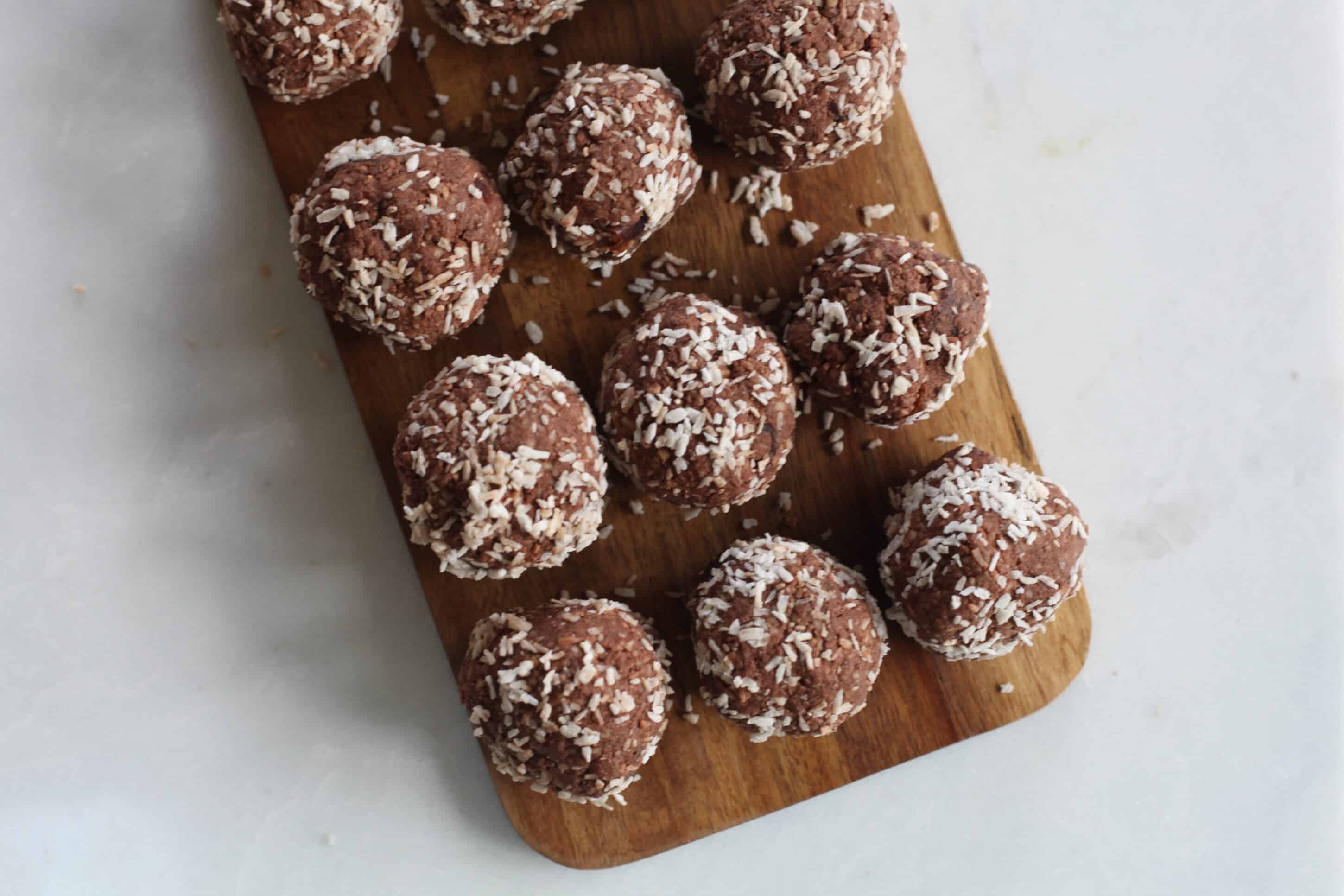 recept voor bliss balls met pure chocolade