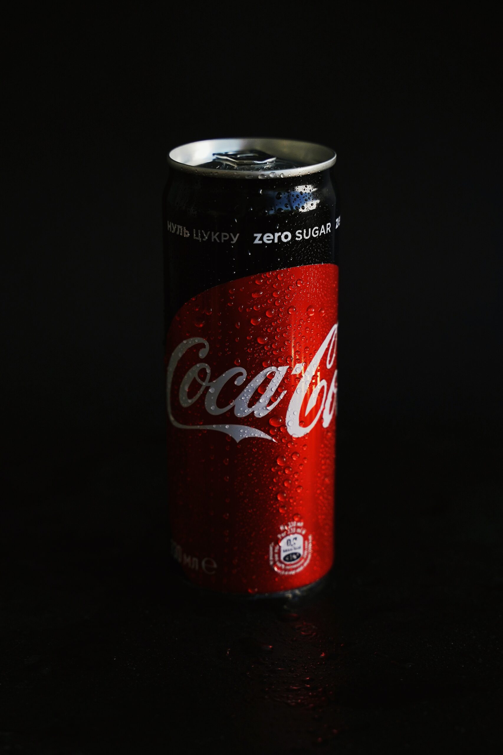 Cola zero met zoetstoffen zonder suiiker